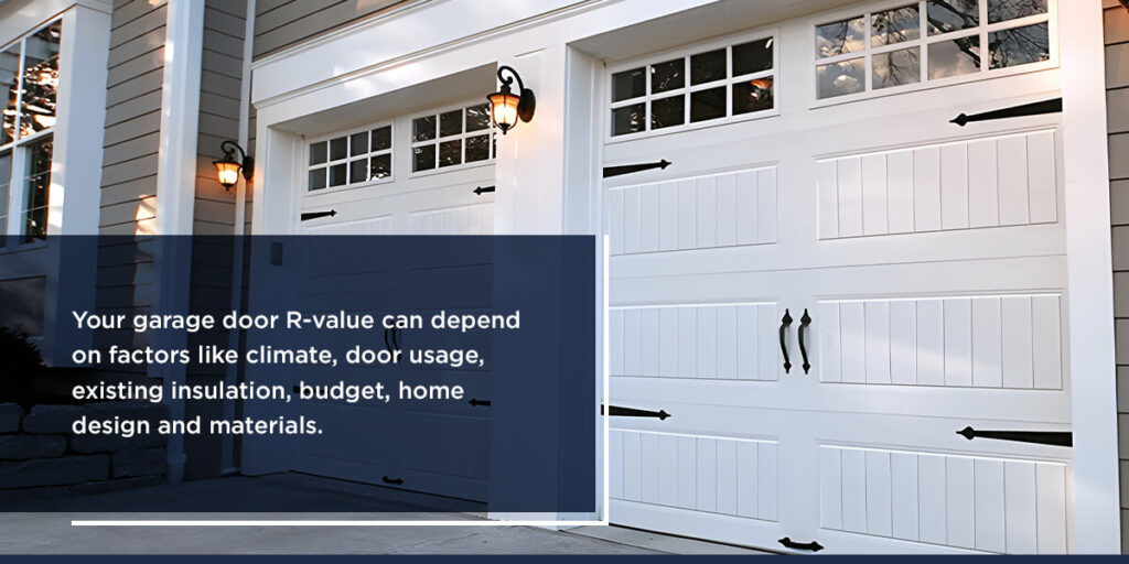 What's a Good R-Value for a Garage Door in Michigan?